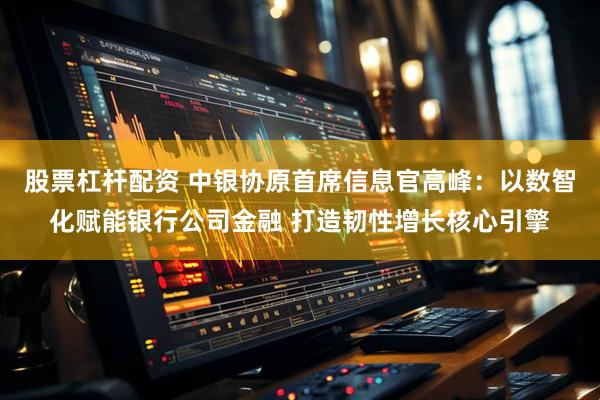 股票杠杆配资 中银协原首席信息官高峰：以数智化赋能银行公司金融 打造韧性增长核心引擎